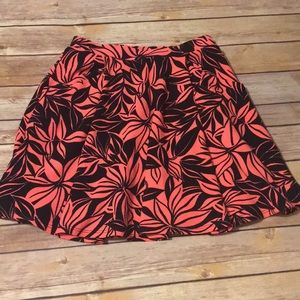 High waisted skater skirt with pockets sz Small